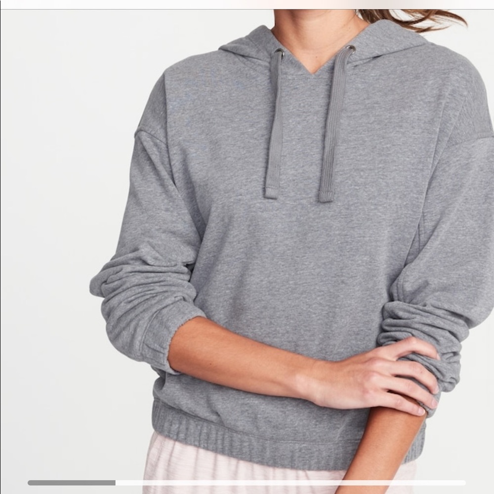 Loose-Fit French-Terry Hoodie for Women